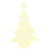 Christmas Tree with 100 Warm White LEDs 120 cm Acrylic