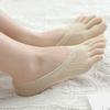 1 Pair Women Five-finger Socks Female Ultrathin Yoga Sock Funny Toe Invisible Silicone Anti-skid Breathable Anti-friction Socks