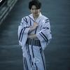 Studio Japanese Traditional Kimono Samurai Yukata Loungewear Men'S Kimono Suit Script Photography Photo Clothing