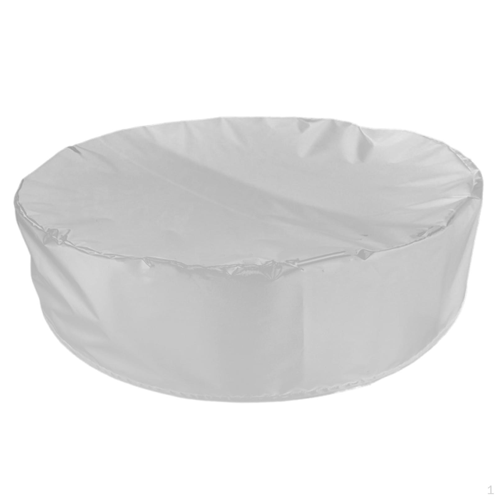 

Round Pool Canopy Cover for Above Ground And Sandbox Protection From Dust Rain coffee 82x30cm