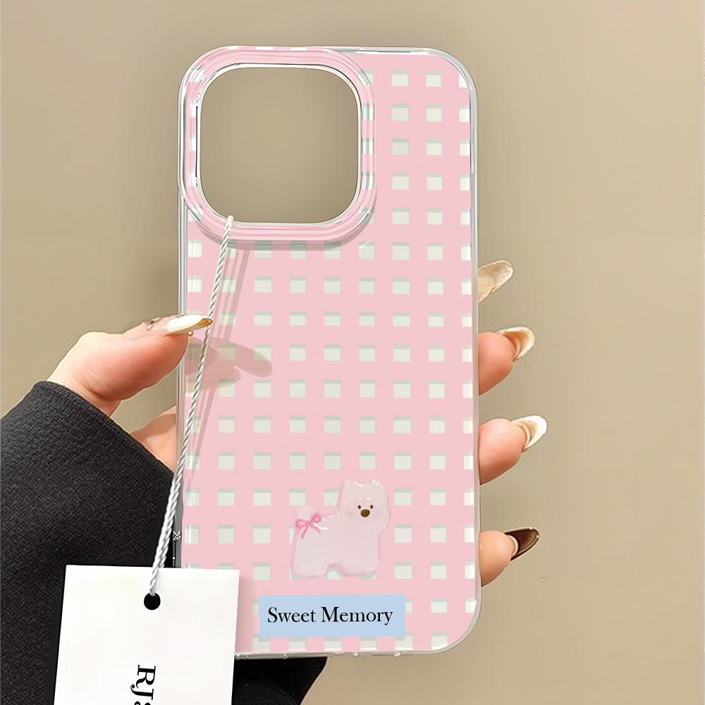 Painted Phone Case for iPhone 12 13 15 16 iPhone 16 12 13 14 15 Pro  14 15 16 Pro Max Coverage Shockproof Anti-Fingerprint Fresh Style Protective Case