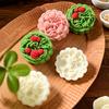 Embossing Mid Autumn Festival Moon Cake Mold Hand Press Pastry Molds Mung Bean Cake Mold Baking