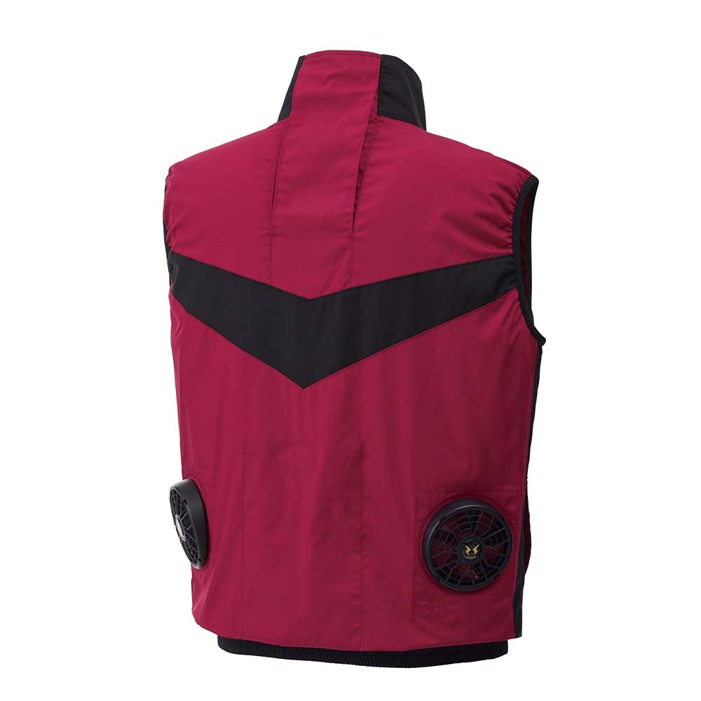 Air Conditioning Fuujin Clothing 2021 Vest Sun-S (Clothing Only/Sticker Included) [KU92132] (20. Camel, 4L)