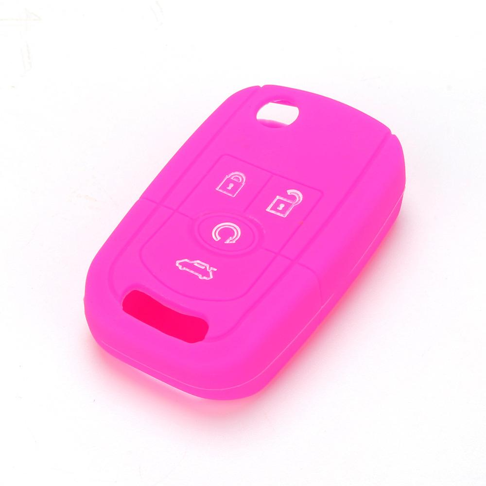 For Buick Excelle Folding 4-button Silicone Key Cover Key Bag Button Oil-filled Car Remote Control Shell Protective Cover