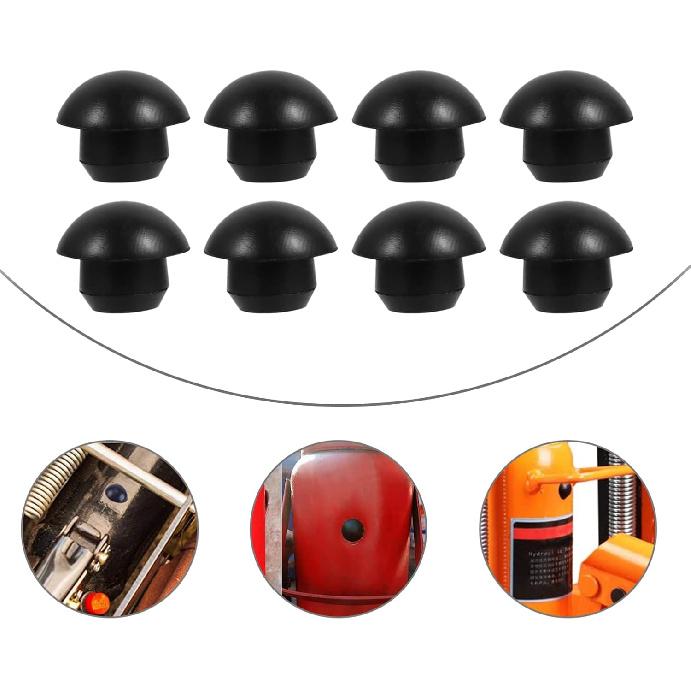 Balacoo Floor Jack Plugs Hydraulic Oil Filler Plugs Rubber Seal Replacement 0.51 Inch Leak Resistant Jack Plug for Car Maintenance Repair