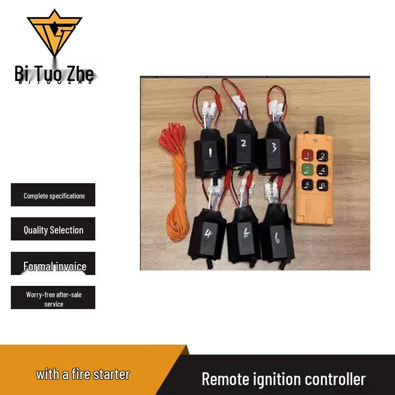 

Bityzhe Long-Range 1-to-6 Remote Igniter System