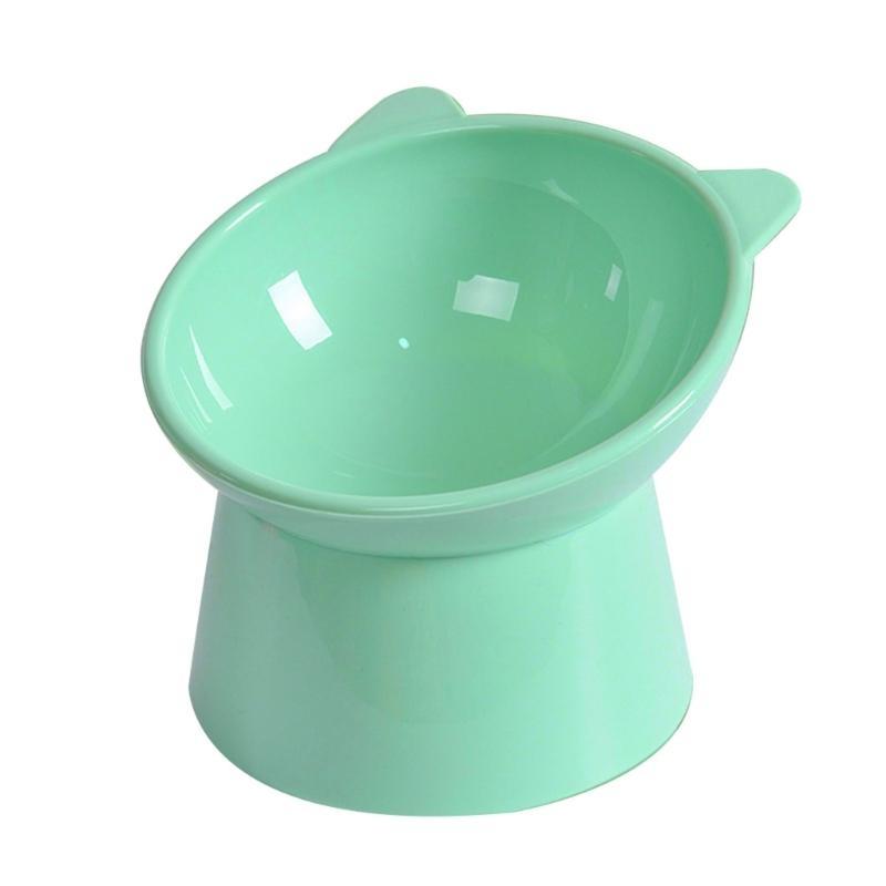 Raised Cats Bowls with Stand Cats Dish for Food or Water Tilted Feedi