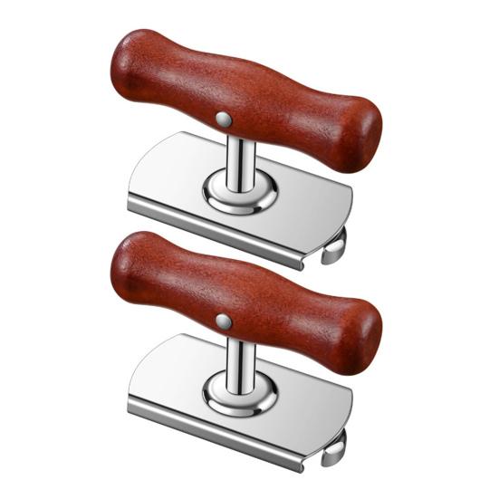 Deschizător de borcane pentru mâini slabe Oțel inoxidabil Reglabil Deschizător de capace de borcan Instrument de îndepărtare a capacelor de sticlă rezistent pentru vârstnici Artrită Femei Copii