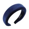 Haimeikang New Padded Headbands For Women Wide Velvet Bezel Hair Band Hair Hoop Girls Sponge Thick Solid Color Hair Accessories