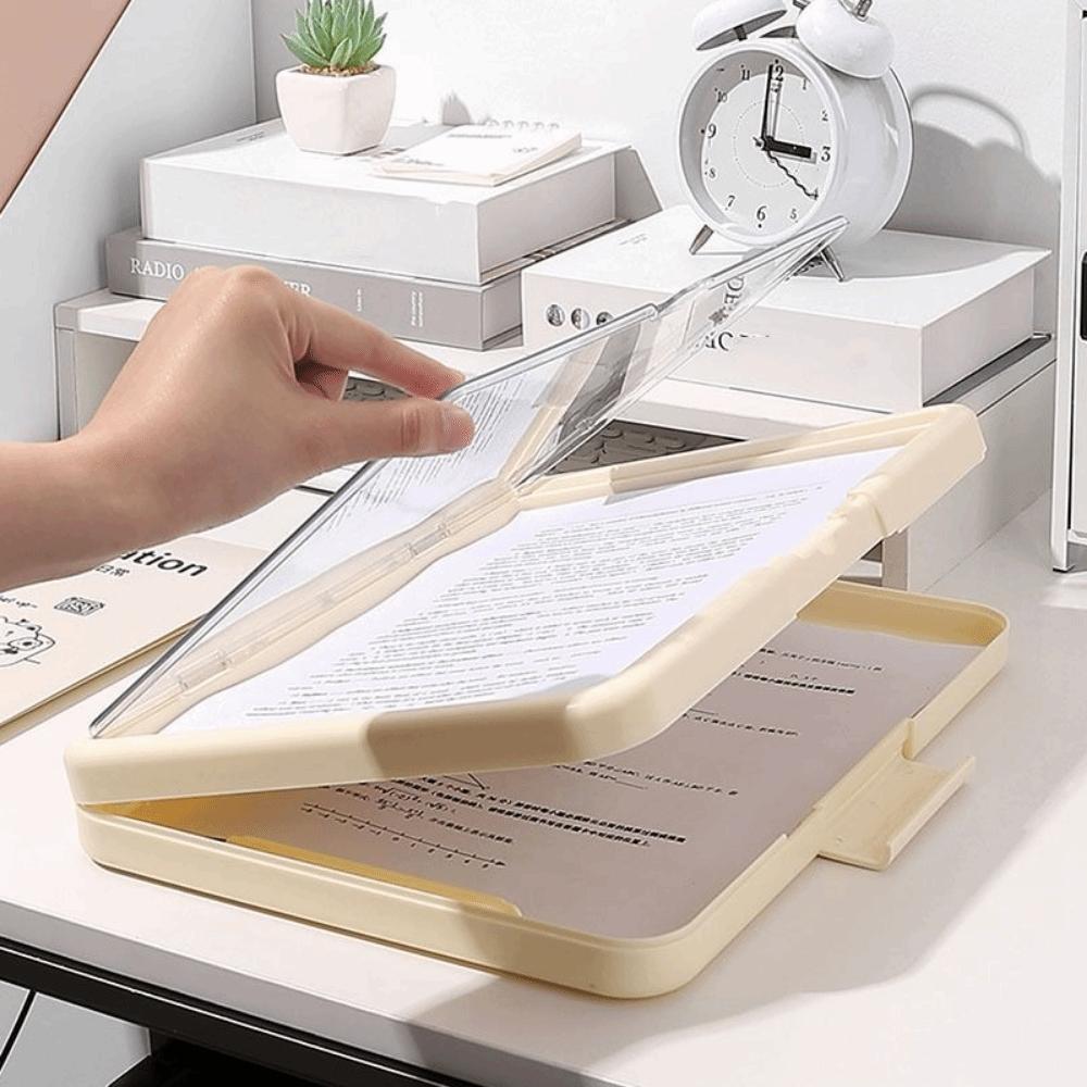 Double Layer A4 Clipboard with Storage Document Organizer Document Folder  Office Use