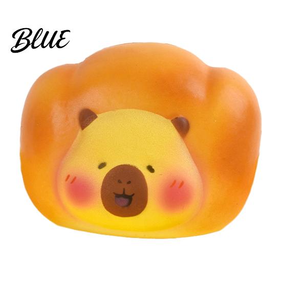 Fake Food Stress Reliever Simulated Toy Slow Rebound Bread Design Relief Kids Realistic Texture Color Soft Silicone Decompression Desktop Ornament