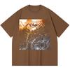 230 Gsm 100% Cotton Heavy Metal T-Shirt  Rock Band Popular Music Print Unisex Heavy Cotton T Shirt