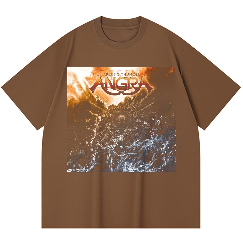 230 Gsm 100% Cotton Heavy Metal T-Shirt Rock Band Popular Music Print Unisex Heavy Cotton T Shirt
