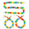 Children Bead Stringing Educational Toy Plastic Materials Fine Play Development