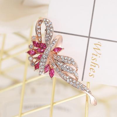 Direktversorgung Legierung Strass Brosche Damen Corsage Aktivität Kleidung Zubehör Temperament Brosche