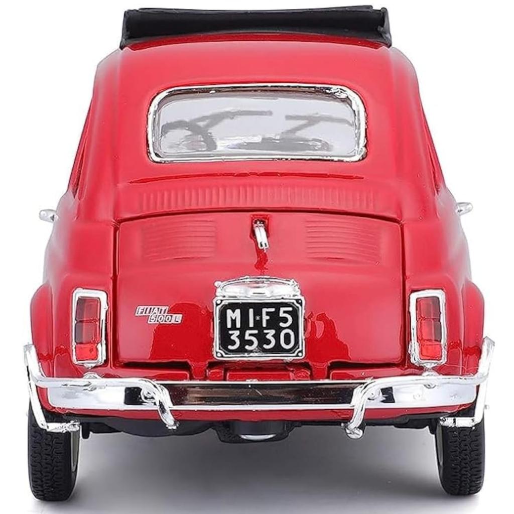 Blago Fiat Μικρό Αυτοκίνητο 1/24 FIAT 500 L 1968 Ιταλία Αυτοκίνητο (το κόκκινο)