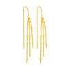 Banyan Tree S925 Silver Korean Tassel Earrings - Elegant Long Sequin Design for Women