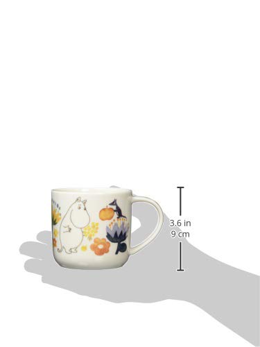 YAMAKA Moomin Herbarium Mug MM2101-11 350ml White Nordic Style Tableware Gift Wedding Gift Mother's Day Gift