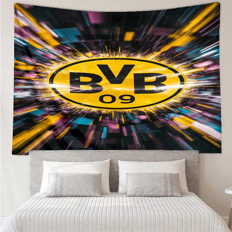 Borussia dortmund Tapestry Hanging for Bedroom,Livingroom, Playroom,Decor Art Room Wall Tapestry Holiday and Birthday Gifts