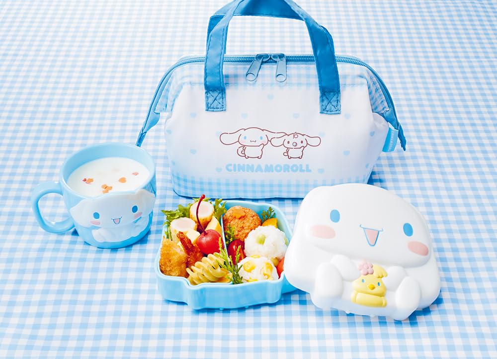 Skater Lunch Single Suitable for Nursery Die-Cut Box, 300ml, Tier, Children, Kindergarten, School, Sanrio, Cinnamoroll, LBD2-A