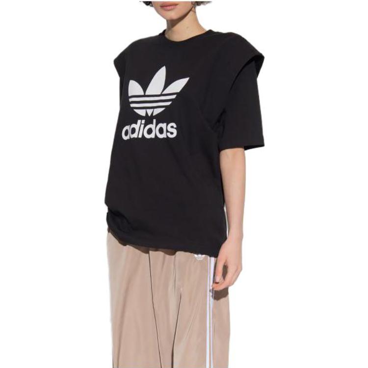 adidas Originals Always Originals Graphic Print Sports T-Shirt Women Tops Black IC8805