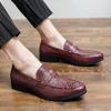 Dropshipping Leather Shoes Men 2024 British Style Shoes Men Trend Business Shoes Men's Yuppie Dress Shoes Male New Loafers Men