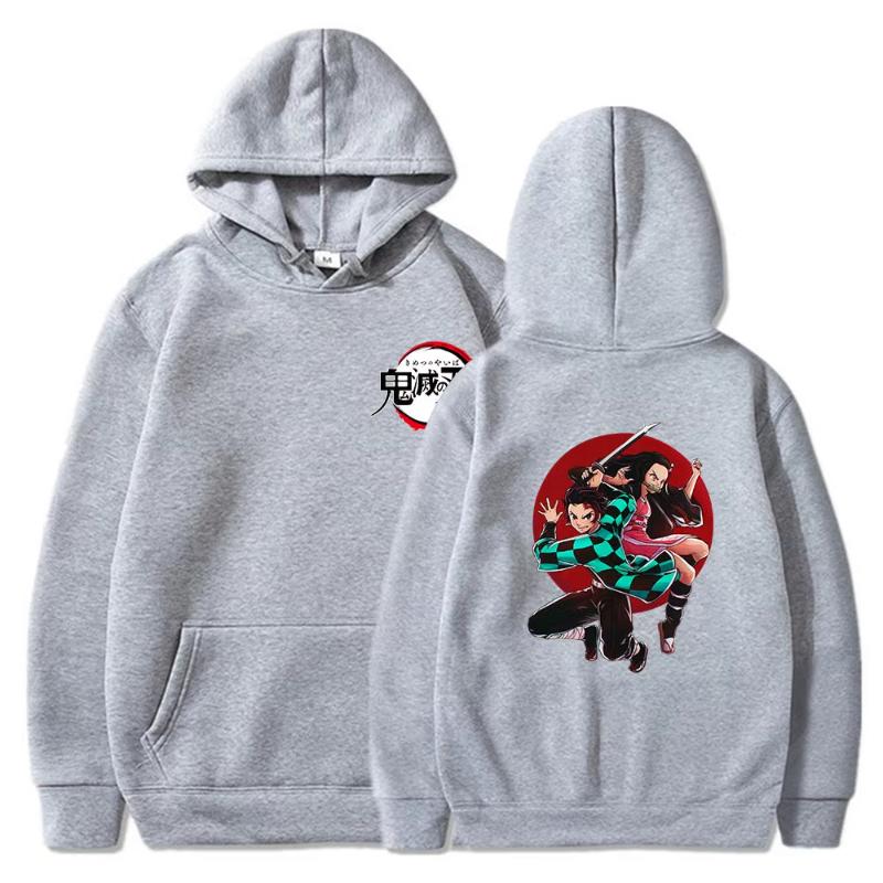 

Fashion Anime Demon Slayer Hoodies Men Women Pullovers Harajuku Kawaii Inosuke Breath of The Beast Manga Long Sleeve Sweatshirts S
