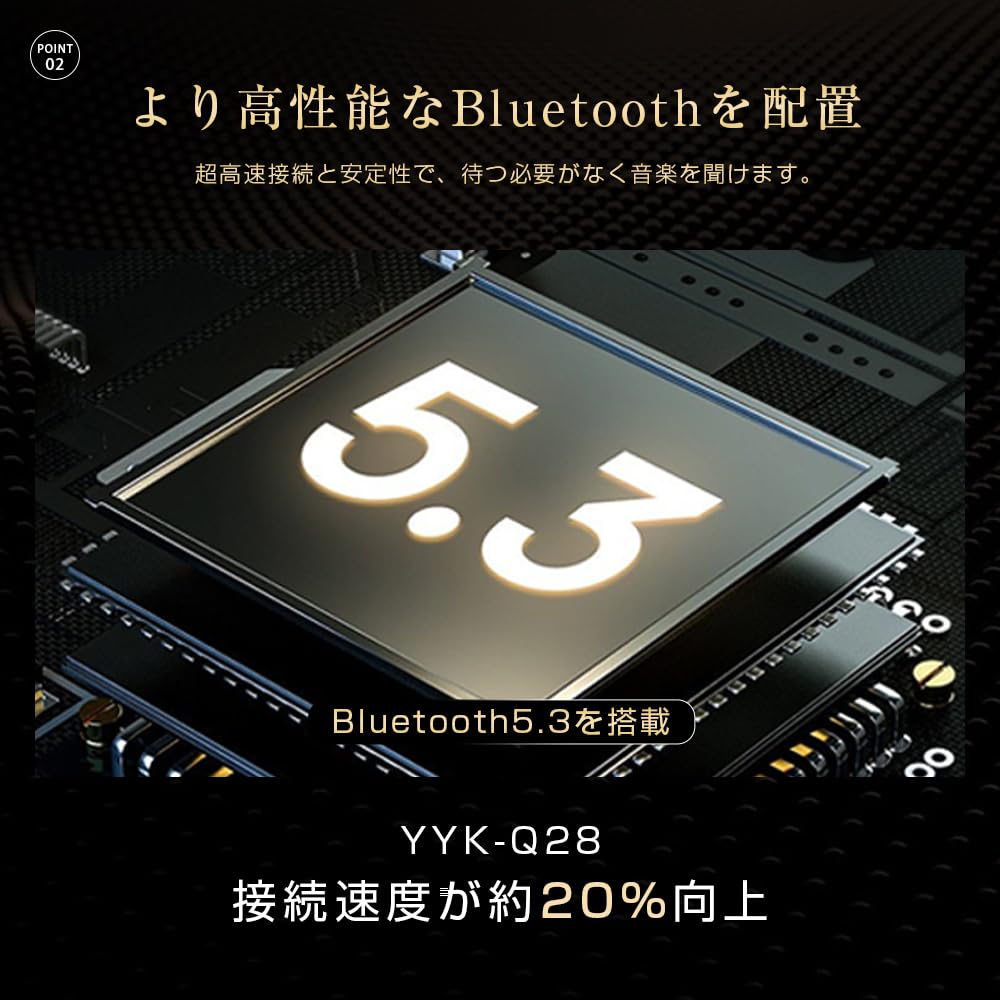 SLuB Wireless Air Conduction Bluetooth Separate Left and Right Stable Fit for Waterproof and HiFi Sound Compatible with Headset, Earphones, 5.3,