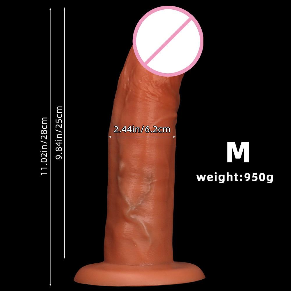 Super Sized Anal Plug Penis Liquid Silicone Simulation Super Sized Dildo Adult Sex