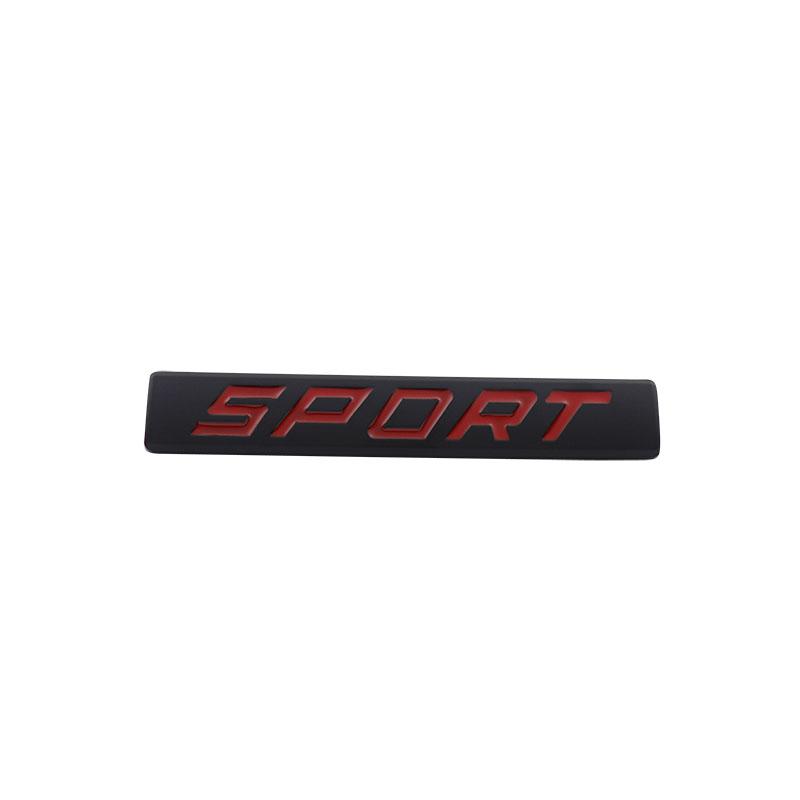 Premium SPORT Edition for car Hood Fender trunk Tail Rear Decal Emblem Badge Sticker feng-black-red