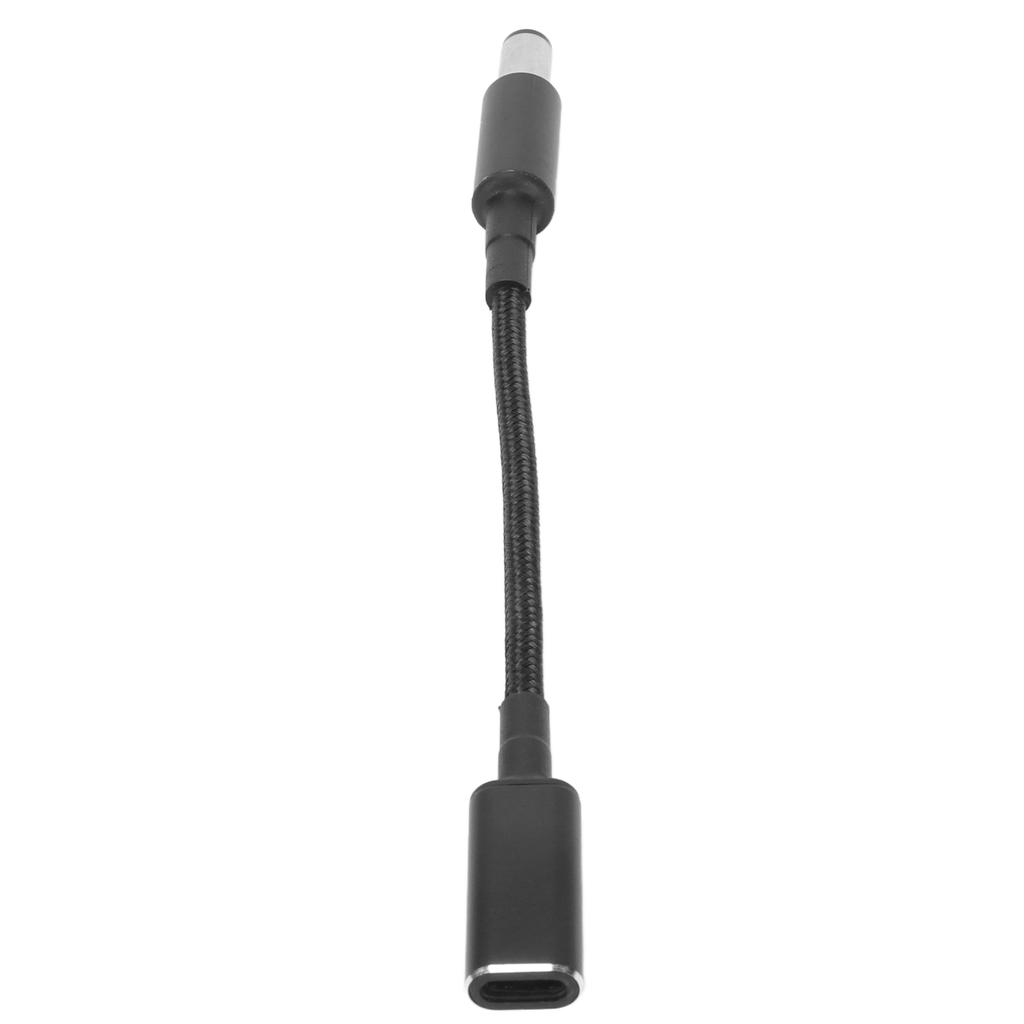 Type C to DC 7.4mm Adapter Aluminium Alloy PD 100W Fast Charge Dual Chip USB C to DC 7.4mm Adapter for Laptop 0.6mm Port