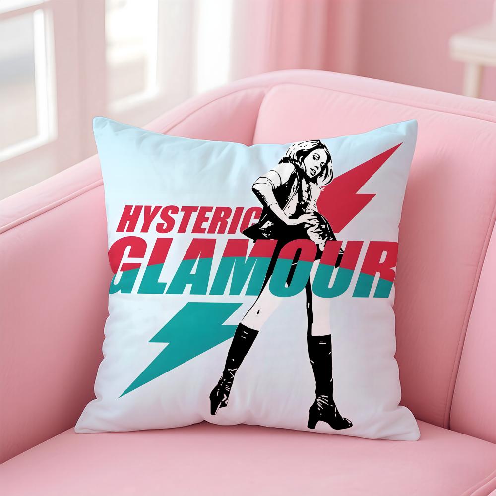 Brand H-Hysteric G-Glamour Cushion Cover Comfortable Reversible Pillow Cover Ideal for Car Sofa Bedroom & Beyond