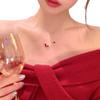 Fashion Horse Pendant Necklace Cute New Year Collarbone Chain Red Pony Necklace  New Year Gift