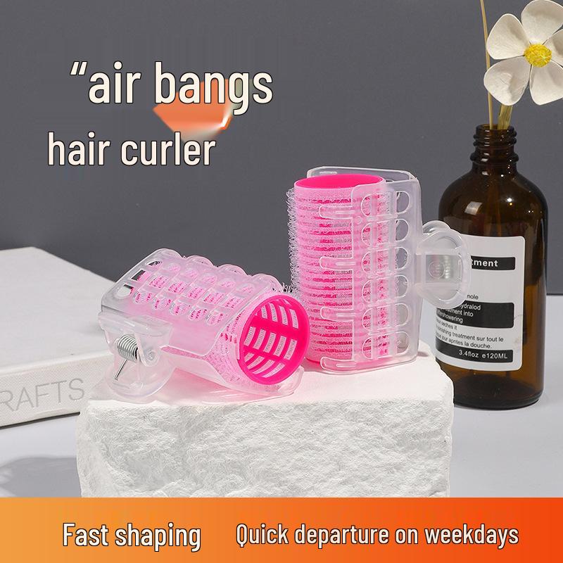 Popular Air Bangs Curler Clips - Nylon Plastic Hair Rollers