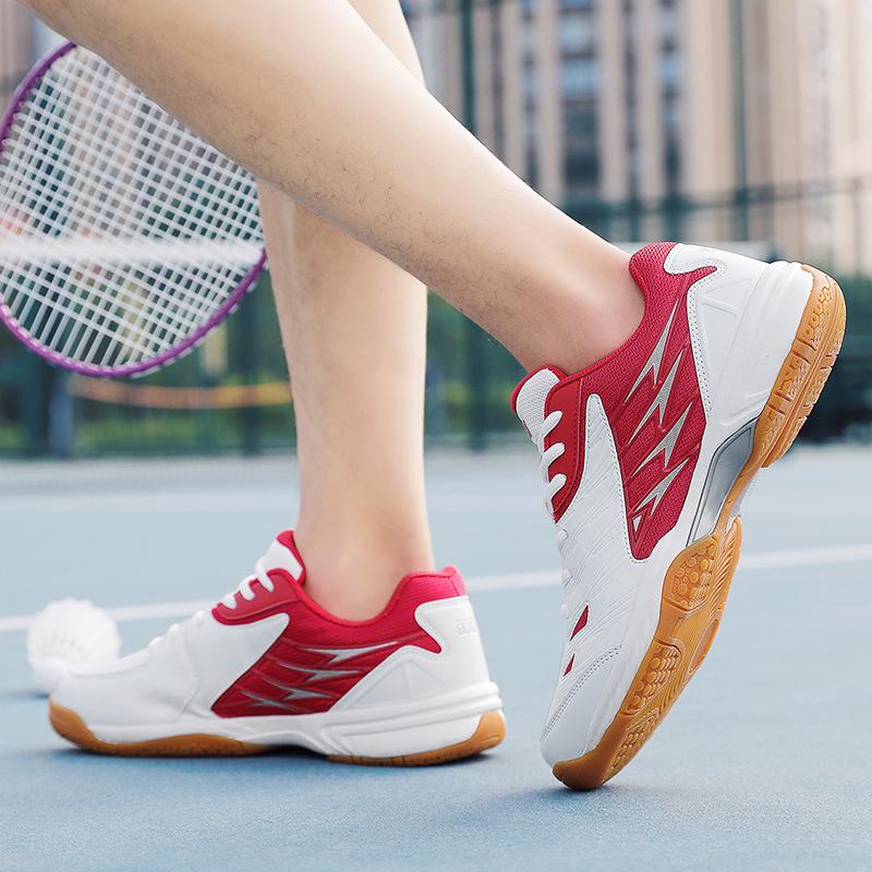 Badminton Shoes Breathable Men's/Women's Tendon-soled Non-slip Training Shoes Couples' Sports Shoes Men's Table Tennis Shoes