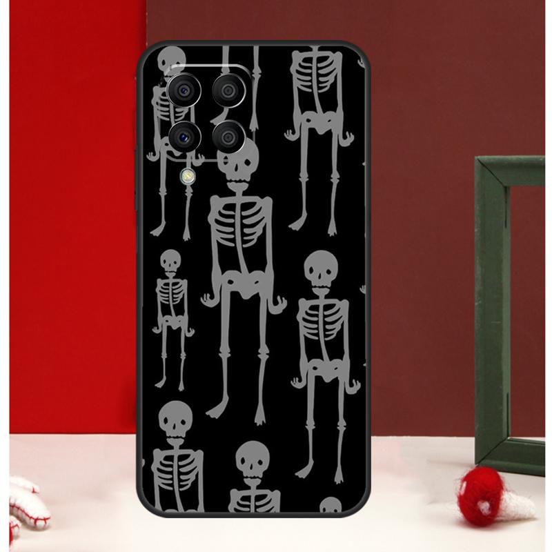 Trippy Skeleton Case For Samsung Galaxy M56 M36 M16 M31 M21 M13 M33 M53 M15 M35 M55 M12 M32 M52 M14 M34 M54