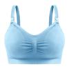 Plus Size Front-Opening Seamless Nursing Bra with Removable Breathable Pads