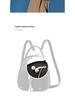 2023 Trendy Korean Style Small Backpack: Simple, Versatile Round Women's Shoulder & Crossbody Bag