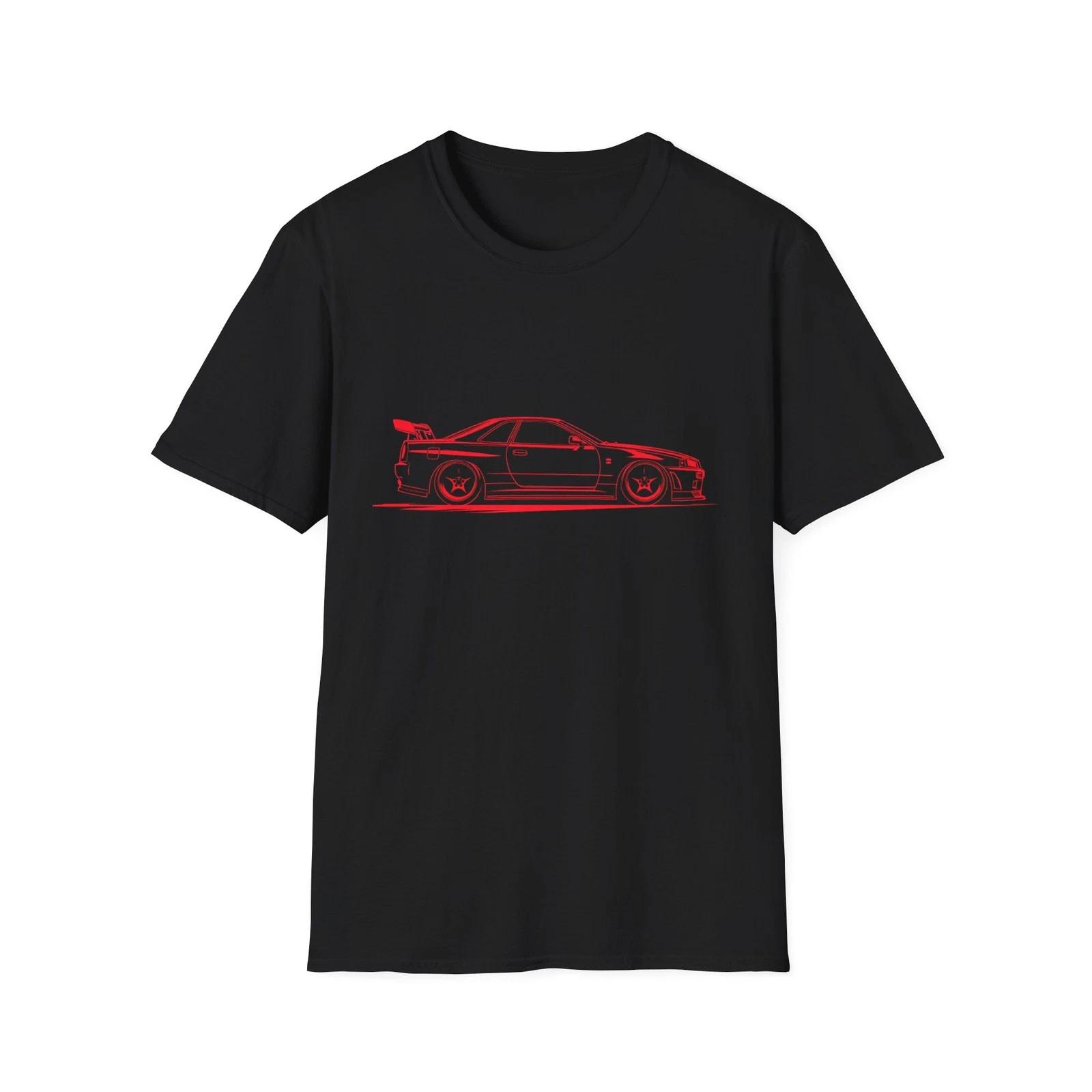 R34 GT-R Skyline T-Shirt | Redline JDM Drift Graphic Tee XXXL