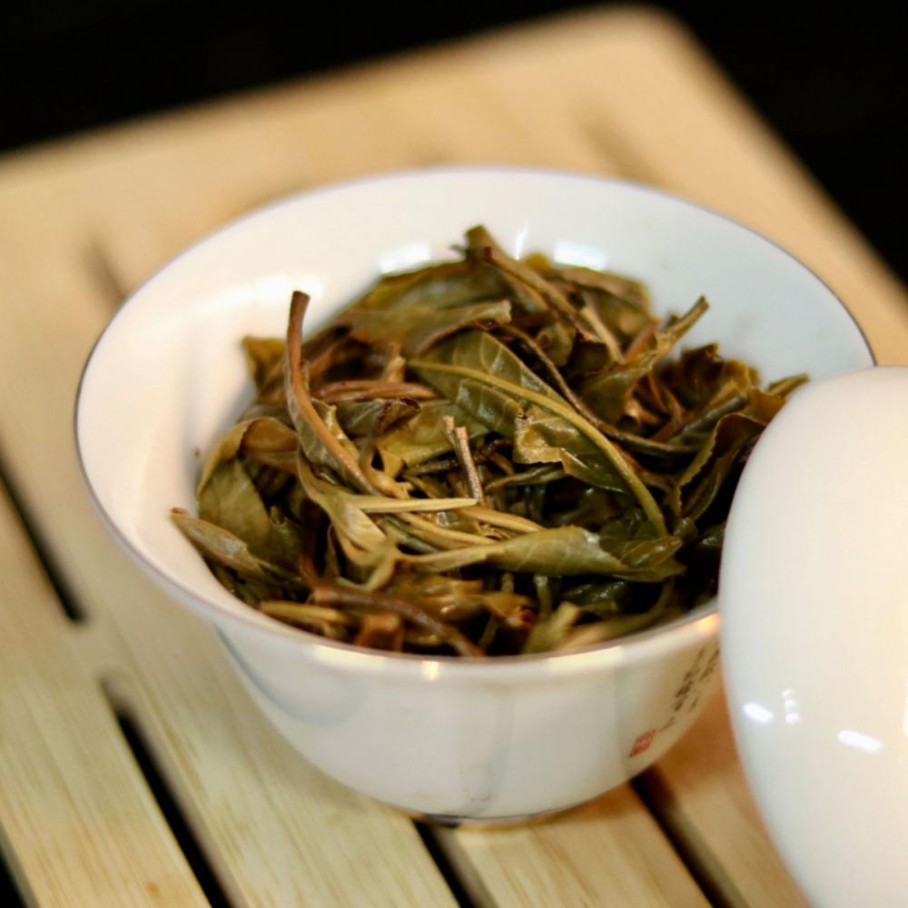 357 г Юньнаньский чай Пуэр Скользкий бамбуковый пуэр Лянцзы Сырой чайный торт Чайный — фото 6