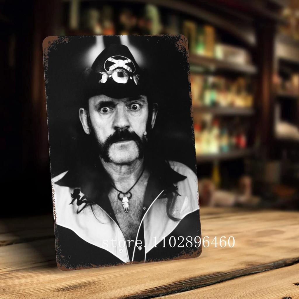Lemmy kilmister Metallschilder & Schilder Wanddeko Vintage Blechschilder Captain Metall Poster Dekor für Bar Pub Club Wanddekoration
