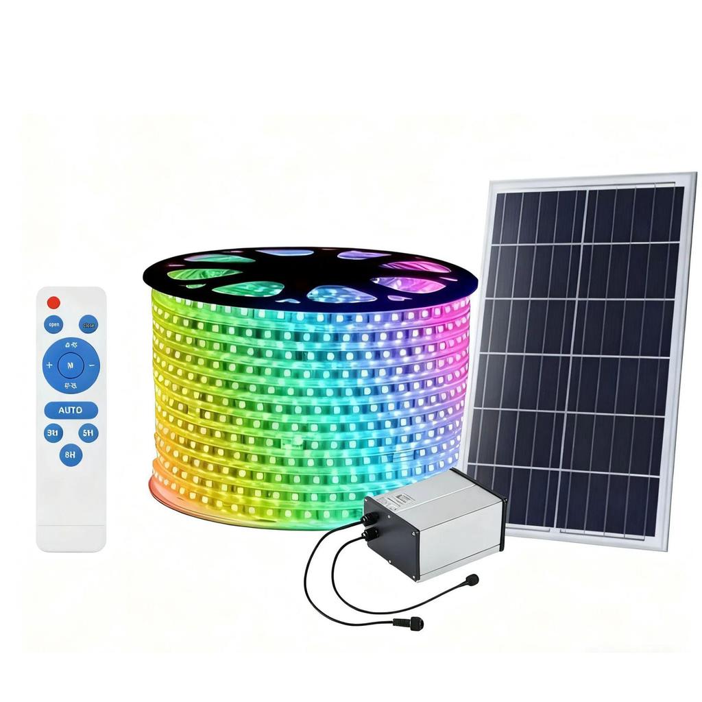 Waterproof Outdoor RGB LED Strip Lights with Remote Control