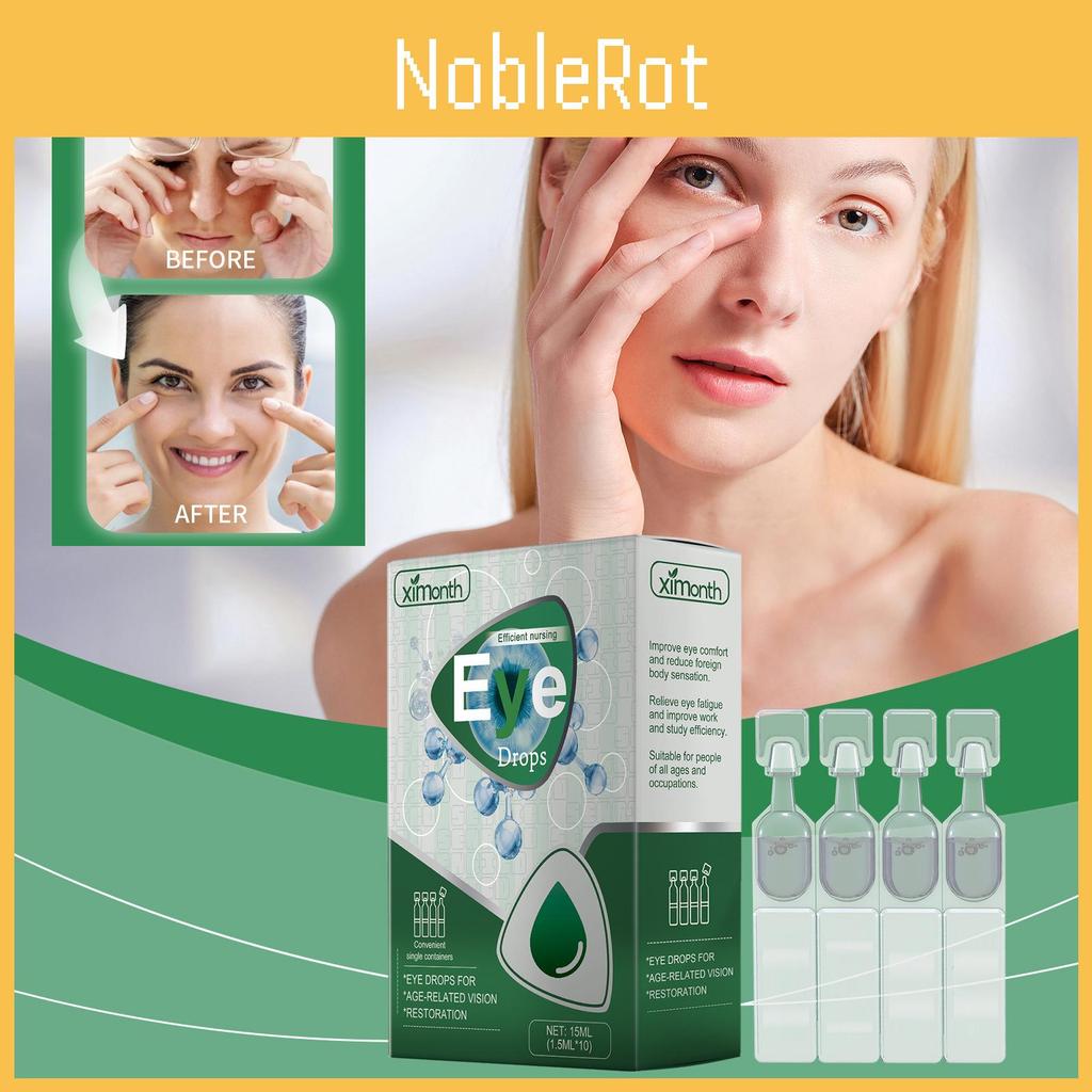 Ximonth Eye Care Drops Soothing Relief For Dry Eyes Hydrating Eye Moisturizer 1.5ml Pack Of 10