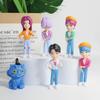 6 pièces/ensemble pour groupe de chasse aux sorcières kpop, Saja Boys, Superstar Rumi Figurine d'action en PVC Jouet Figurine Anime Poupée Pour Cadeau de Fans