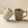 Simple Wind Vertical Pattern Ceramic Water Cup High Value Household Large Capacity Mug Couple Pair Cup Office Use