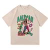 Aaliyah Queen of R&B Graphic T-Shirt Vintage Hip Hop Cartoon Portrait T-Shirt Men Women Vintage Retro Vintage Graphic Oversized T Shirt