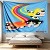 The Powerpuff Girls Print Tapestry - Portable Wall Decor Cloth, for Home, Dorm, Travel, Bedroom, Living Room - Ideal Birthday Housewarming Gift