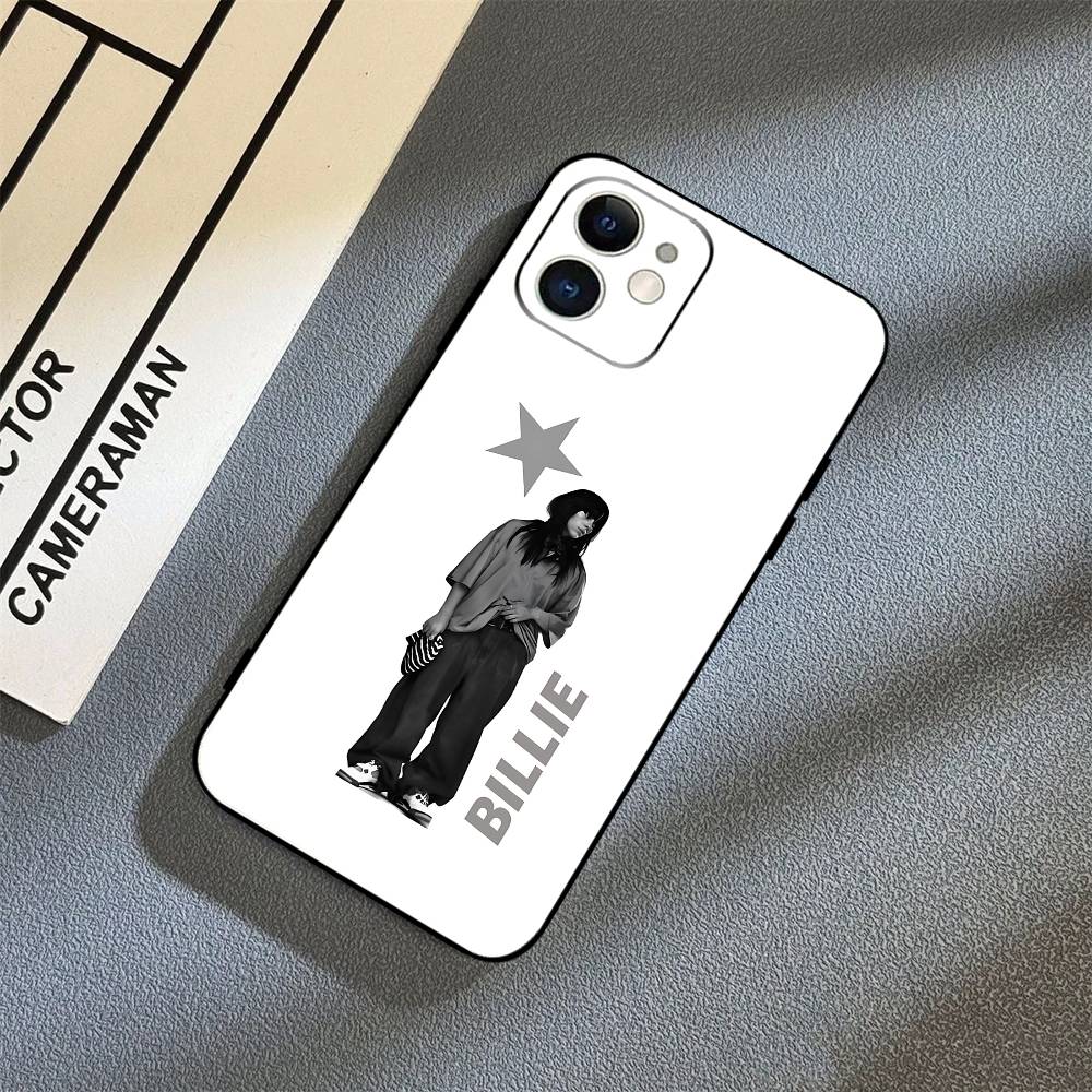 Singer C-BillieS Album Phone Case Black Phone Case For IPhone 17/16/15/13/14 Pro Max/ 11Plus/X/Xr/Xs Max 13mini