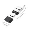 2 In 1 Mouse Jiggler Undetectable Automatic Mover USB Type C Undetectable Automatic Shaker Driver-Free for Computer Keep Awake