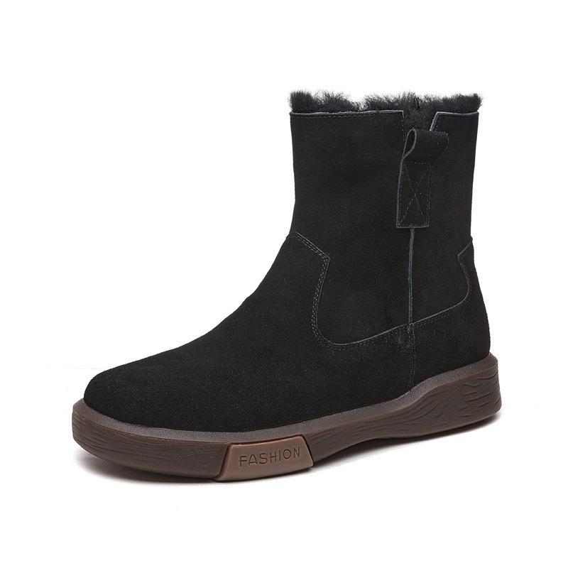 Leather Martin Boots Snow Boots Cotton Shoes